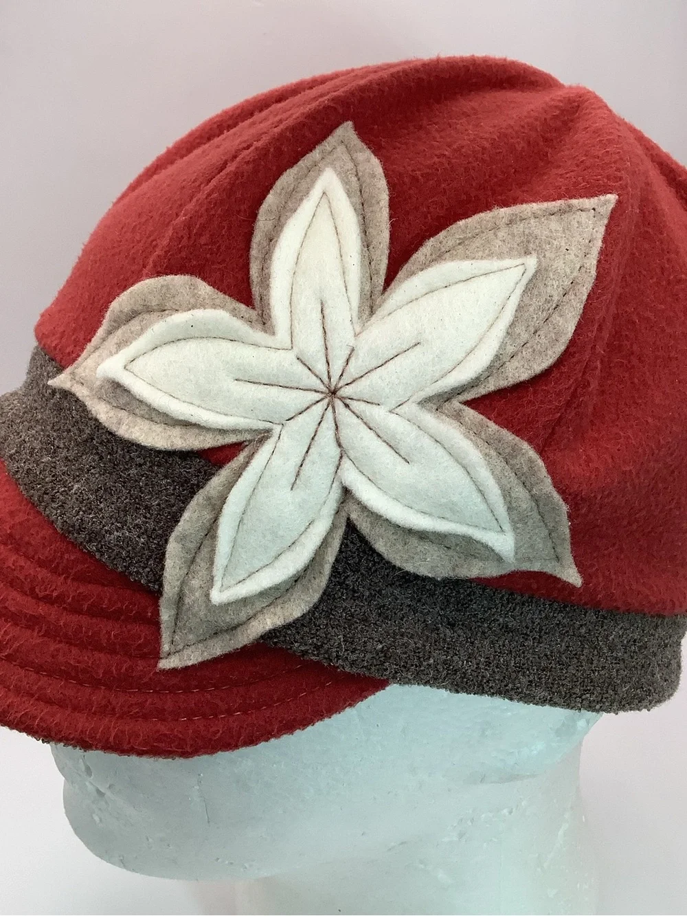 Flip Side Hat with Flower O/S